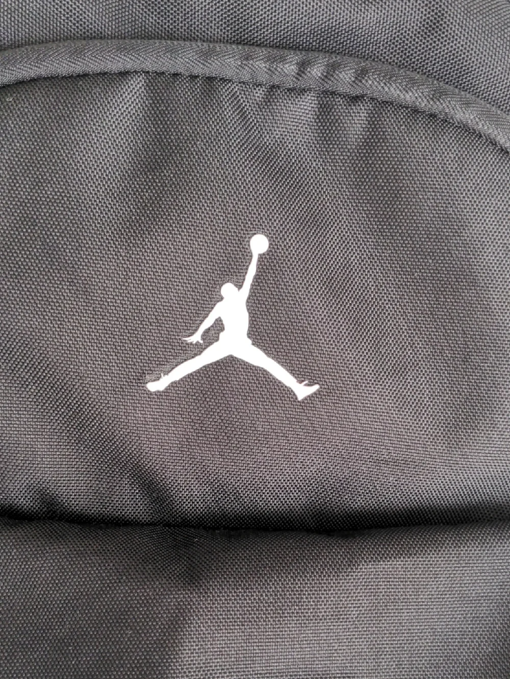 Jordan Patrol Black Backpack with White and Red Accents